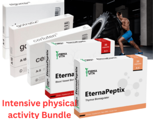 Intensive physical activity Peptide Bundle – A-6 Vladonix A-4 Sigumir A-3 Ventfort A-18 Gotratix A-5 Cerluten