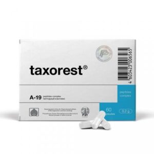 Taxorest - A-19 Lung Peptide Bioregulator - 20/60 Capsules