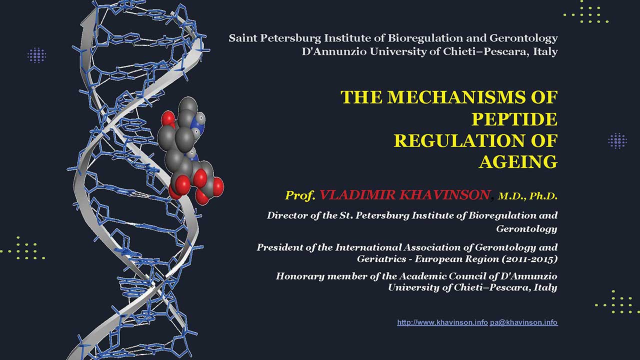 Cover of The Mechanisms of Peptide Regulation of Ageing